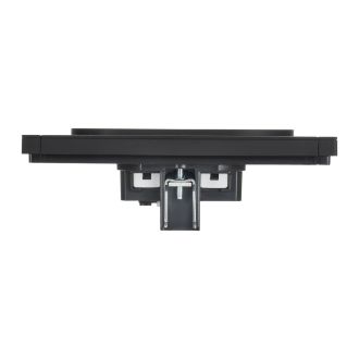 FORTE&PIANO Розетка 2-местная без заземления без защитных шторок безвинтовое крепление 10А металл черный