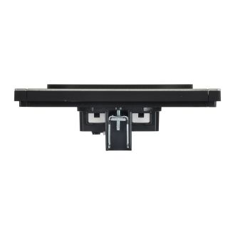 FORTE&PIANO Розетка 2-местная без заземления без защитных шторок безвинтовое крепление 10А металл шампань