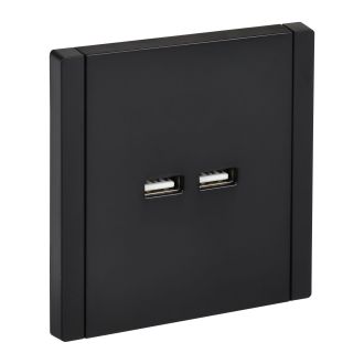 FORTE&PIANO Розетка USB A+A 3,1А черный