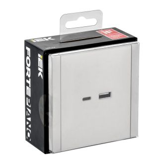 FORTE&PIANO Розетка USB A+C 18Вт белый