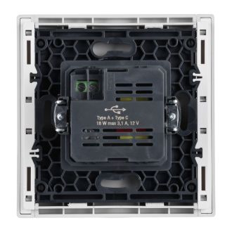 FORTE&PIANO Розетка USB A+C 18Вт белый