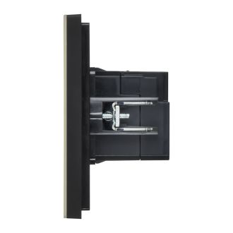 FORTE&PIANO Розетка USB A+C 18Вт металл черный