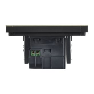 FORTE&PIANO Розетка USB A+C 18Вт металл черный