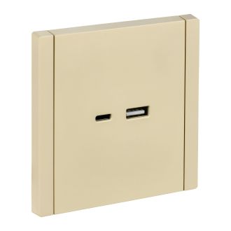 FORTE&PIANO Розетка USB A+C 3,1А ваниль