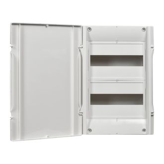 KREPTA Корпус пластиковый ЩРН-П-24 белая дверь IP40