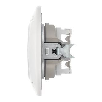 KVARTA Розетка 2-местная компьютерная RJ45 кат.5е белый GENERICA
