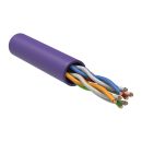 ITK Витая пара U/UTP кат.5E 4х2х24AWG solid LSZH нг(А)-HF фиолетовый (305м) ITK Витая пара U/UTP кат.5E 4х2х24AWG solid LSZH нг(А)-HF фиолетовый (305м)