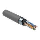 ITK Витая пара F/UTP кат.6 4х2х23AWG LSZH нг(А)-HF серый (305м) РФ/Т