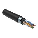 ITK Витая пара F/UTP кат.6 4х2х23AWG solid LSZH нг(А)-HF черный (305м)