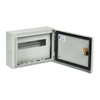 Корпус металлический распределительный ЩРн-12з (240х330х120мм) IP54 GENERICA