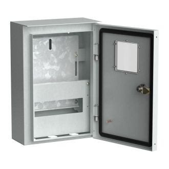 TITAN Корпус металлический коттеджный ЩУРн-1/9 (370х250х135мм) У1 IP54