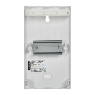 Корпус пластиковый ЩРН-П-4 черная прозрачная дверь IP41 GENERICA