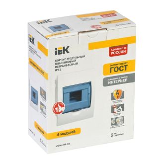KREPTA 3 Корпус пластиковый ЩРН-П-6 IP41 белый