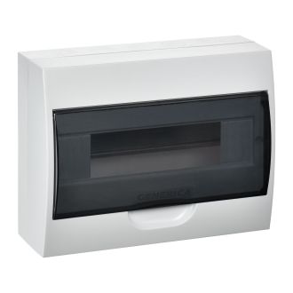 Корпус пластиковый ЩРН-П-12 черная прозрачная дверь IP41 GENERICA