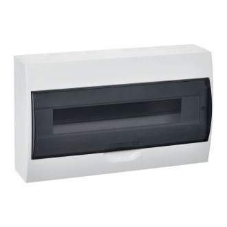 Корпус пластиковый ЩРН-П-18 черная прозрачная дверь IP41 GENERICA