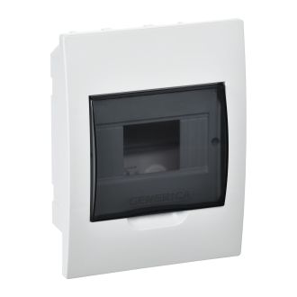 Корпус пластиковый ЩРВ-П-6 черная прозрачная дверь IP41 GENERICA