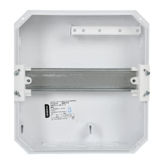 Корпус пластиковый ЩРВ-П-8 черная прозрачная дверь IP41 GENERICA