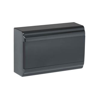 PRIME Корпус пластиковый ЩРН-П-12 модулей навесной черный IP41