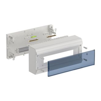 PRIME Корпус пластиковый ЩРН-П-18 модулей навесной белый IP41