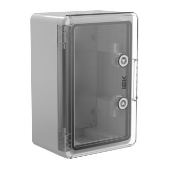 Корпус пластиковый ЩМПп 300х200х130мм прозрачная дверь УХЛ1 IP65
