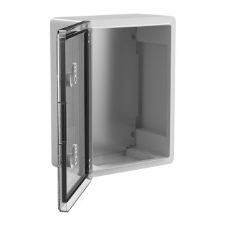 Корпус пластиковый ЩМПп 400х300х170мм прозрачная дверь УХЛ1 IP65