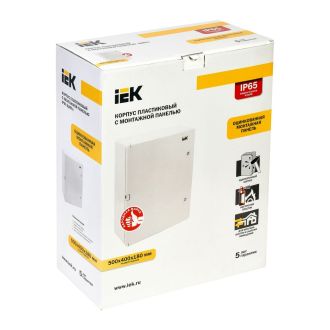 Корпус пластиковый ЩМПп 500х400х180мм УХЛ1 IP65