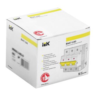 KARAT Автоматический выключатель ВА47-150 3P C 63А 15кА