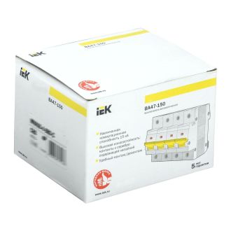 KARAT Автоматический выключатель ВА47-150 4P C 125А 15кА