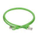ITK Коммутационный шнур (патч-корд) кат.6A S/FTP LSZH 1м зеленый