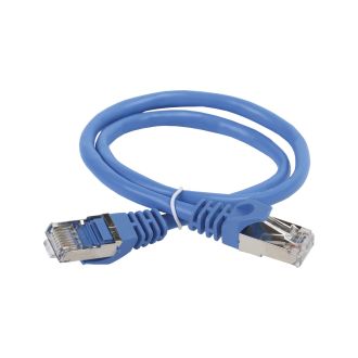 ITK Коммутационный шнур (патч-корд) кат.6 FTP PVC 3м синий