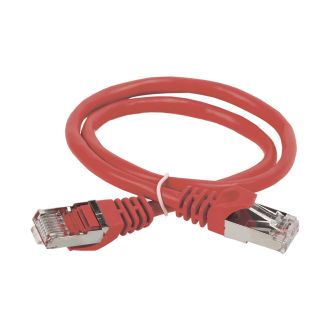 ITK Коммутационный шнур (патч-корд) кат.5E FTP PVC 10м красный