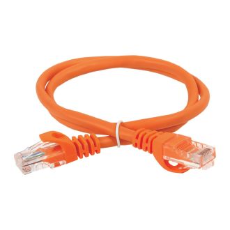 ITK Коммутационный шнур (патч-корд) кат.6 UTP PVC 15м оранжевый
