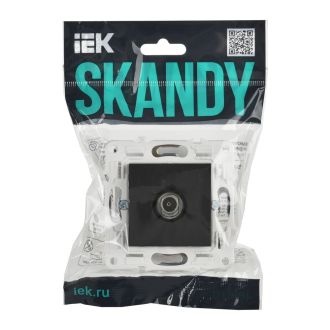 SKANDY Розетка TV оконечная титан