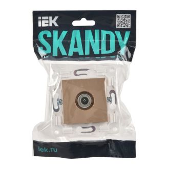 SKANDY Розетка TV оконечная песочный