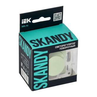 SKANDY Светорегулятор поворотный 600Вт мятный