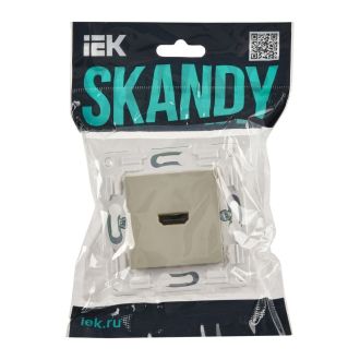 SKANDY Розетка HDMI бежевый