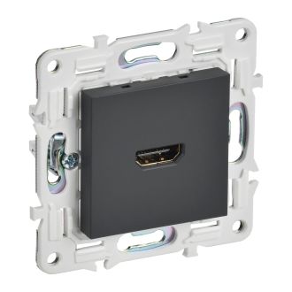 SKANDY Розетка HDMI графит