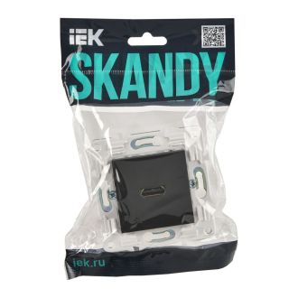 SKANDY Розетка HDMI графит