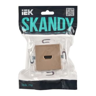 SKANDY Розетка HDMI песочный