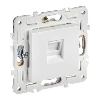 SKANDY Розетка компьютерная RJ45 кат.5E арктический белый
