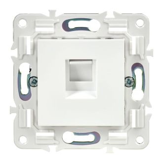 SKANDY Розетка компьютерная RJ45 кат.5E арктический белый
