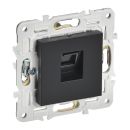 SKANDY Розетка компьютерная RJ45 кат.5E черный SKANDY Розетка компьютерная RJ45 кат.5E черный