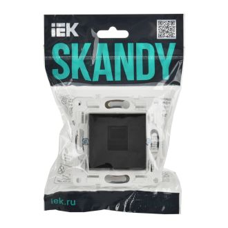 SKANDY Розетка компьютерная RJ45 кат.5E черный