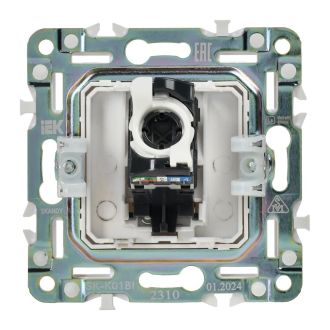 SKANDY Розетка компьютерная RJ45 кат.5E черный