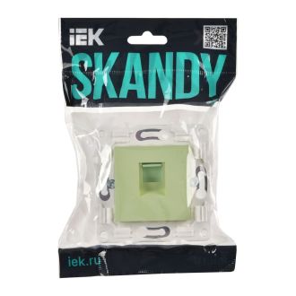 SKANDY Розетка компьютерная RJ45 кат.5E мятный