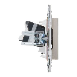 SKANDY Розетка компьютерная RJ45 кат.5E шампань