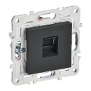 SKANDY Розетка компьютерная RJ45 кат.5E графит SKANDY Розетка компьютерная RJ45 кат.5E графит