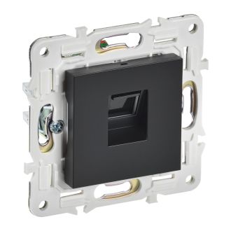 SKANDY Розетка компьютерная RJ45 кат.6 черный