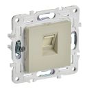 SKANDY Розетка компьютерная RJ45 кат.6 бежевый SKANDY Розетка компьютерная RJ45 кат.6 бежевый