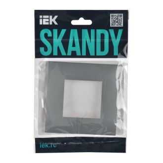 SKANDY Рамка 1-местная серый